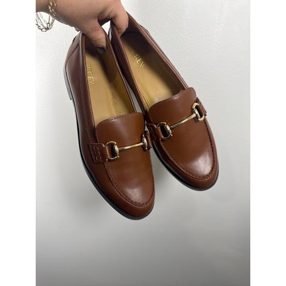 J.Crew Shoes - J.Crew Classic Bit Vegan Leather Loafer in Antique Oak Brown, US 8